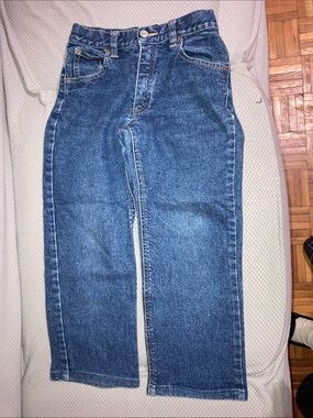 GAP Straight-Leg Dark Blue Denim Jeans